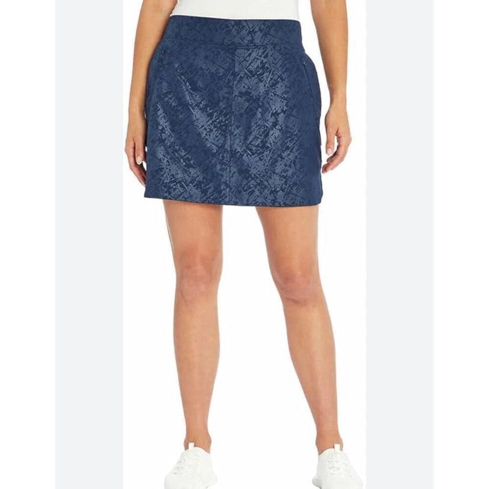 Orvis size L pull on travel skirt skort.